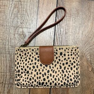 Animal Print Wristlet